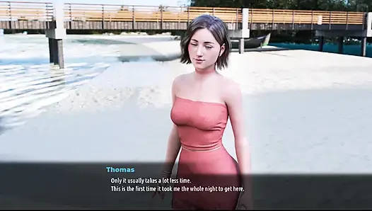 MILF of Sunville 74 Myself and Sarah Almost Got Caught Then We Fucked on the Beach