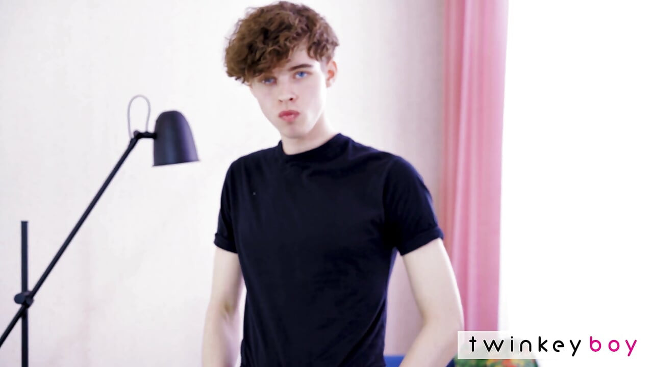 TwinkeyBoy: Cute teen boy Darius jerking off and showing tight hole