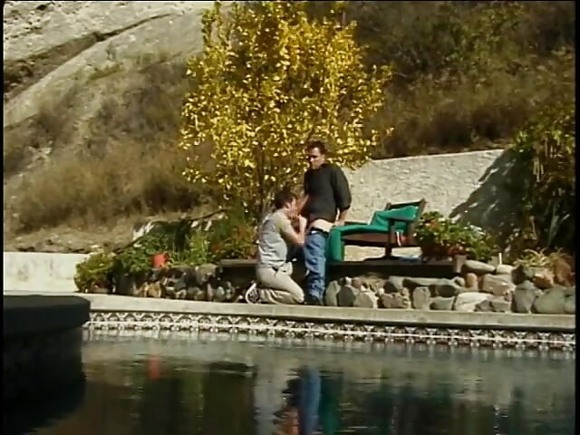 Horny stud nails his cocky partner outdoors