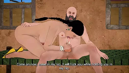 Dhongi baba hintli kadının amının susuzluğunu aşramda sikerek gideriyor