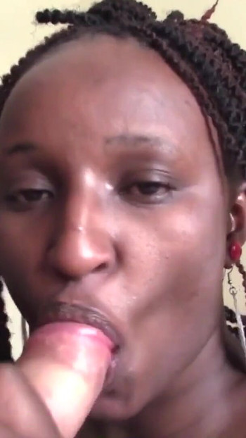 Powerful moment from "Black Slut In Stockings Takes a Huge White Dick"
