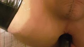 My wife fuck me dildo in anal...