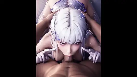 Anime 3D gaya Asia Sheng Caier