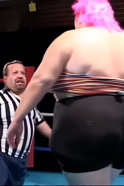 Crazy Wrestling Between Huge Fat Bitches