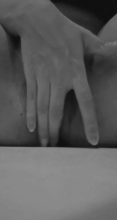 Girl rubbing pussy