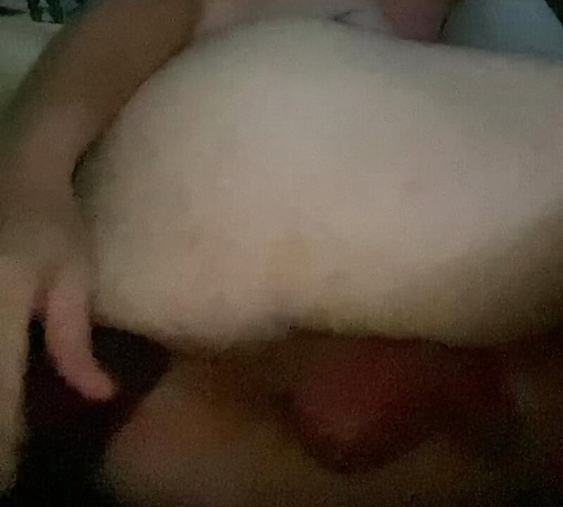 White ass femboy BBC creampie