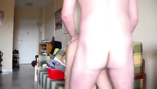 John is spreading Jen pussy and ass