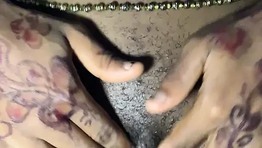 Ateşli zenci bebek önden ve arkadan görünüm bakış açısı yakın çekim