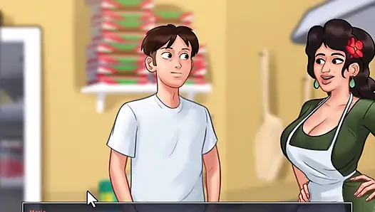 Summertime saga: the nurse helped Johannes