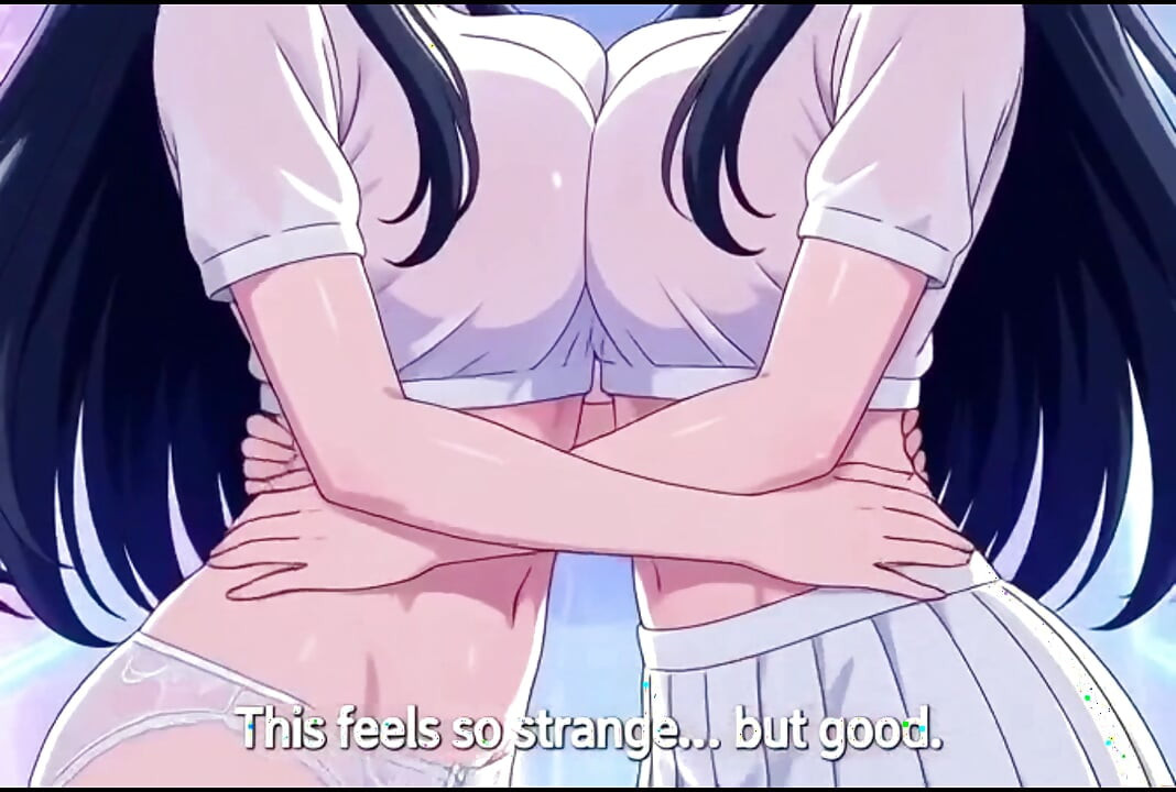 Time Travel Temptation Curious Anime Girl Fucks Her Hot Future Self Passionate 3D Hentai