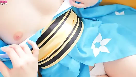 Japanese Anime Cosplay Tsukihi Araragi -