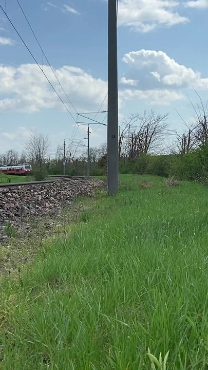 Dick flash train, risky masturbation | Clip 1