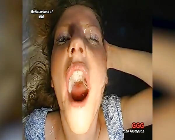 Bukkake Best of: Sluts Swallow Cum Straight From the Bowl