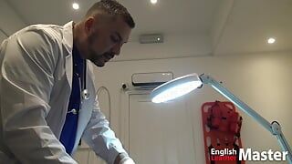 Doctor fits chronic masturbator with chastity device PREVIEW