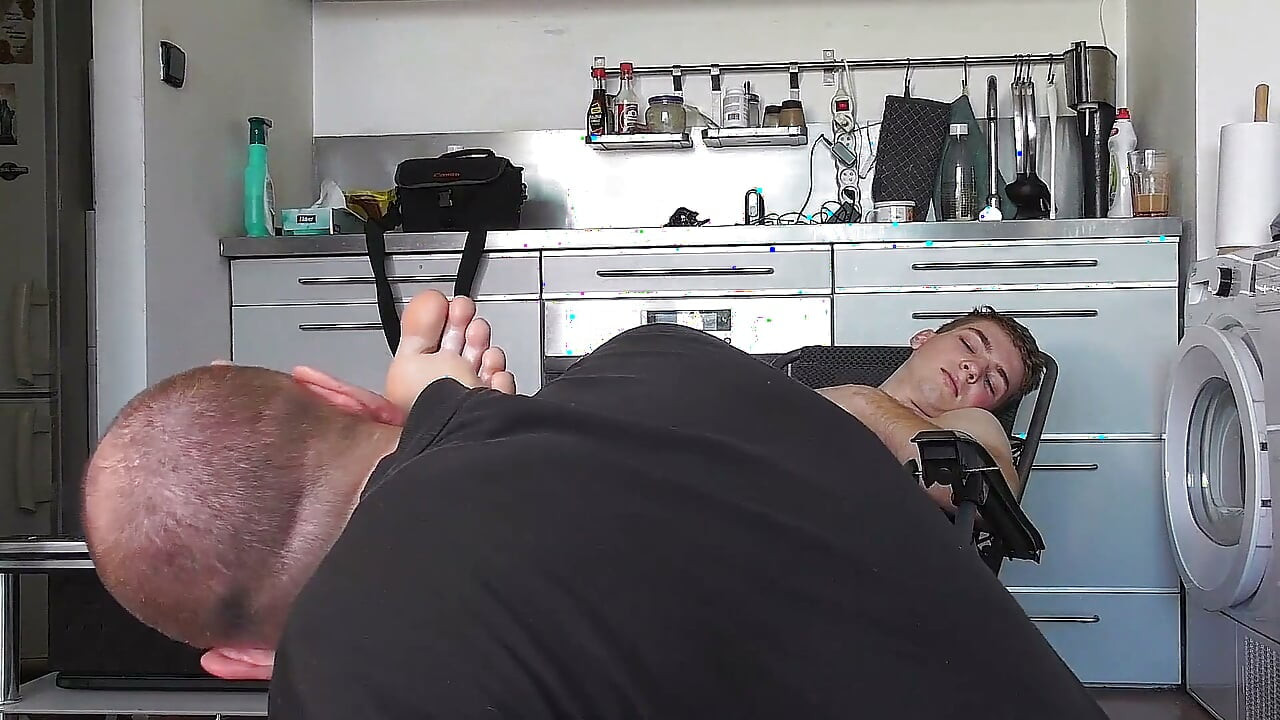 Cute Dominance: Timmy Demands Full Foot Worship and Tramples Ben