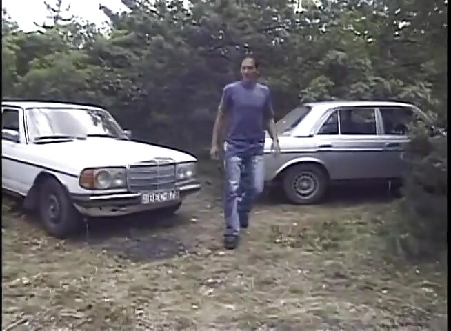 Outdoor fuck for a bisexual man loving pussy and cock