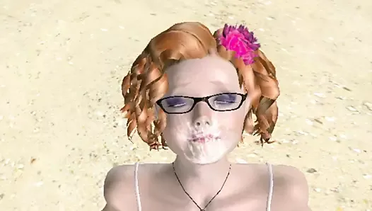 3D classic chubby facial tights beach nerd BBW MGTOW