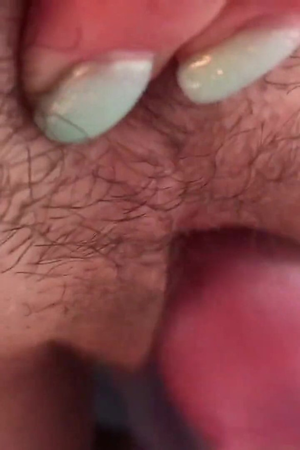 The Penis Rubs the Clitoris Until It Cum. Close-up