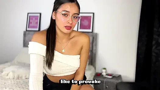 Little petite step sis POV sucking and ridding