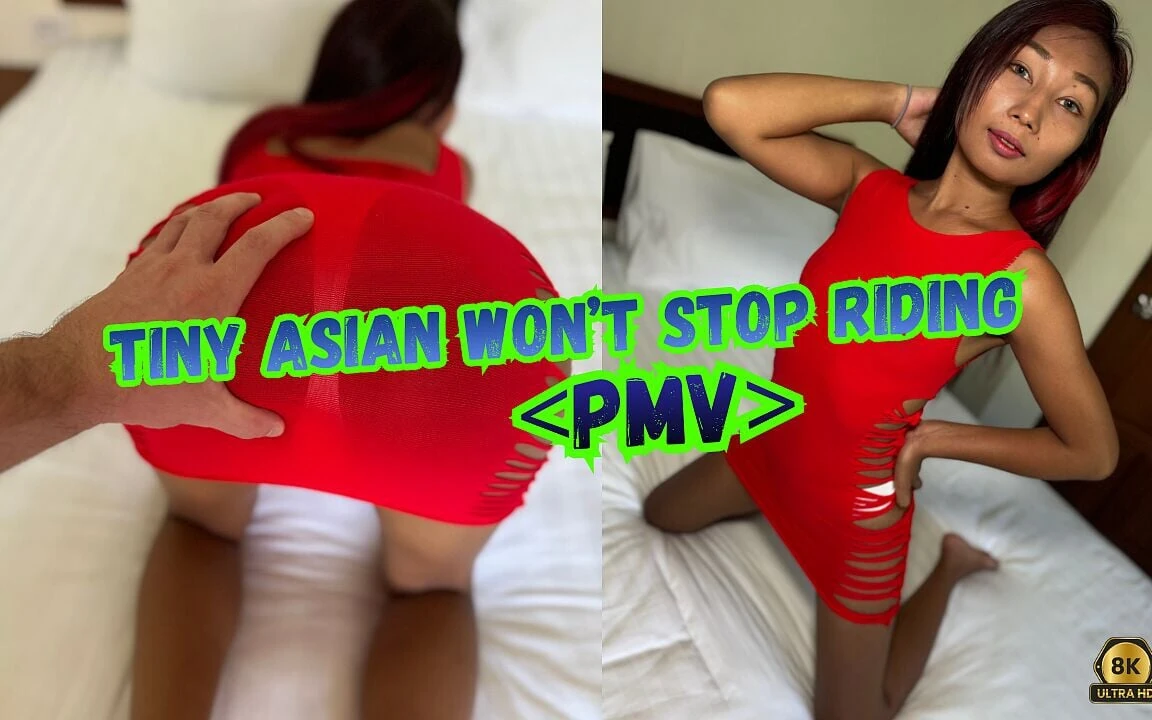 Tiny Asian Girl Won’t Stop Riding Pmv