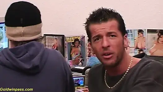 Her first rough anal office sex