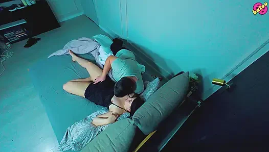 Горячая жена получает ее оргазмы с добрым утром киски