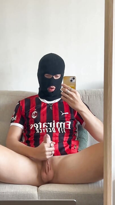 Horny Ac Milan Soccer Bro Shoots Load