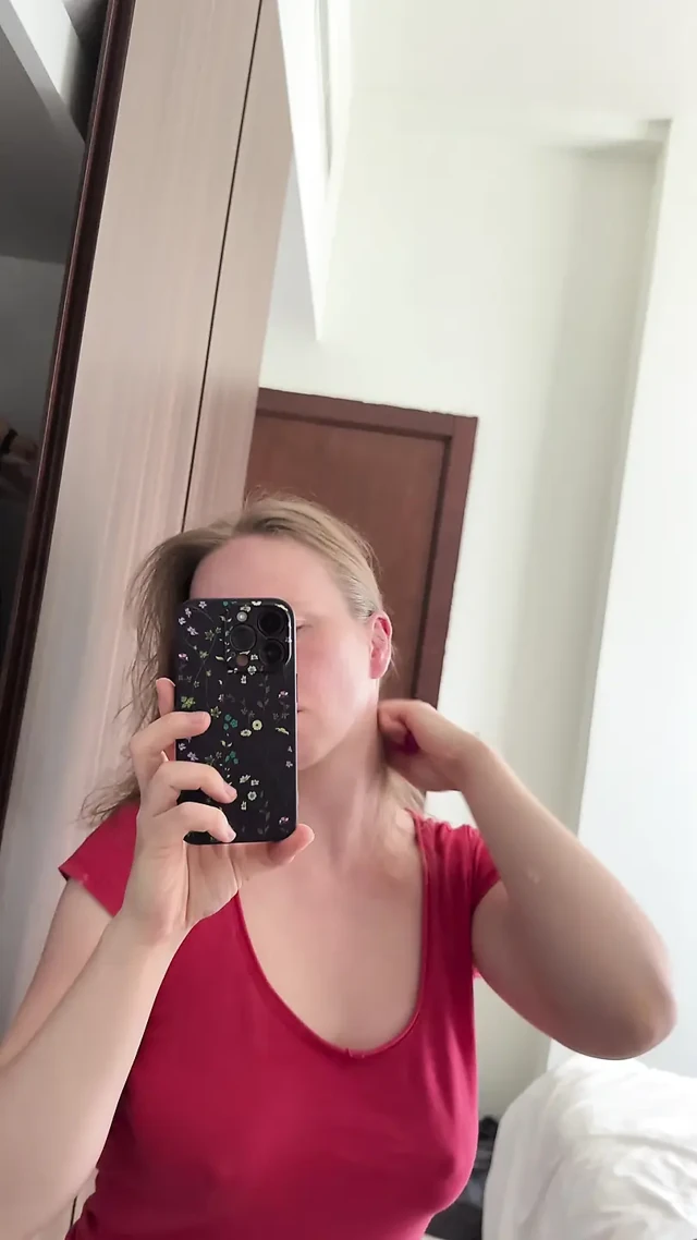 Pretty Blonde with Big Boobs