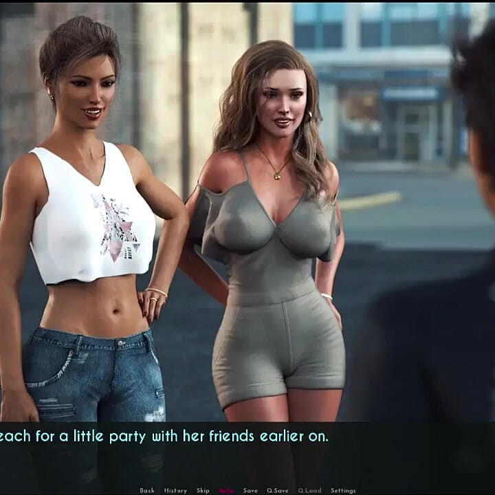 AWAM #15 - Sophia had to bath the old guys...Nathalie and Sophia had a sexy moment