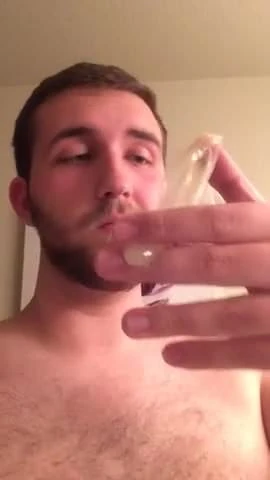 Cum drinking