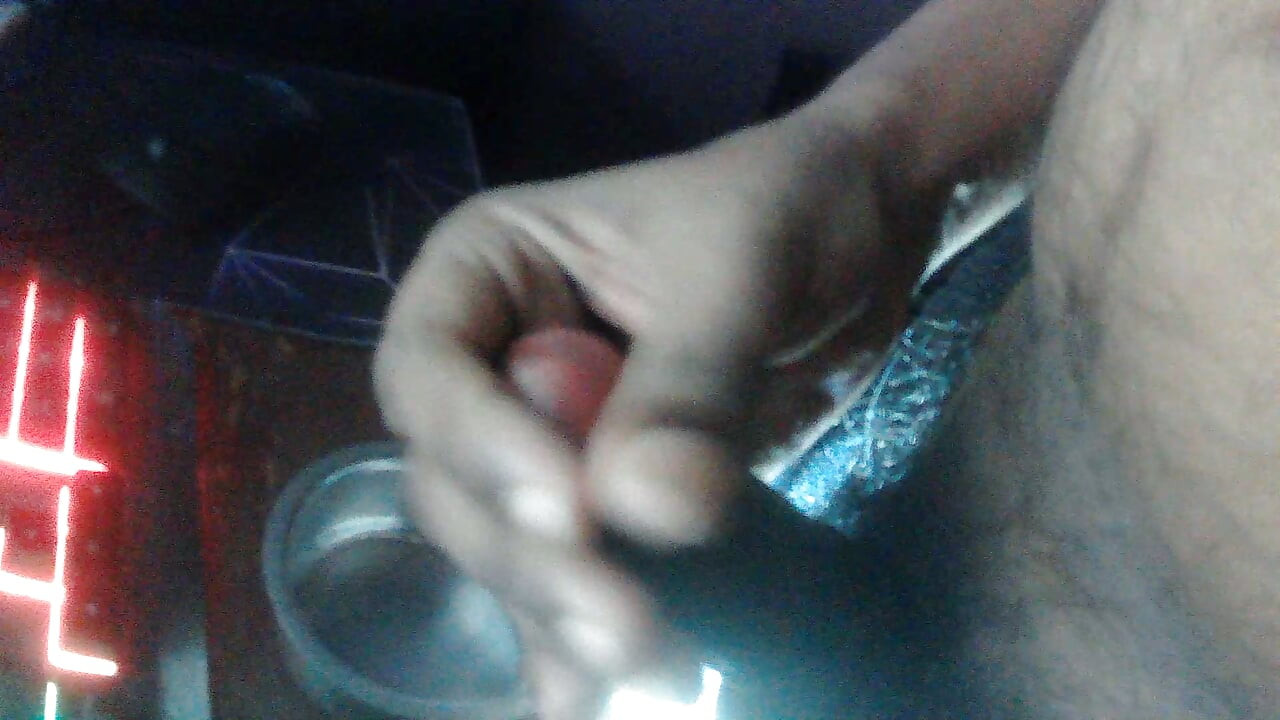 Horny Young Man Jerking Himself