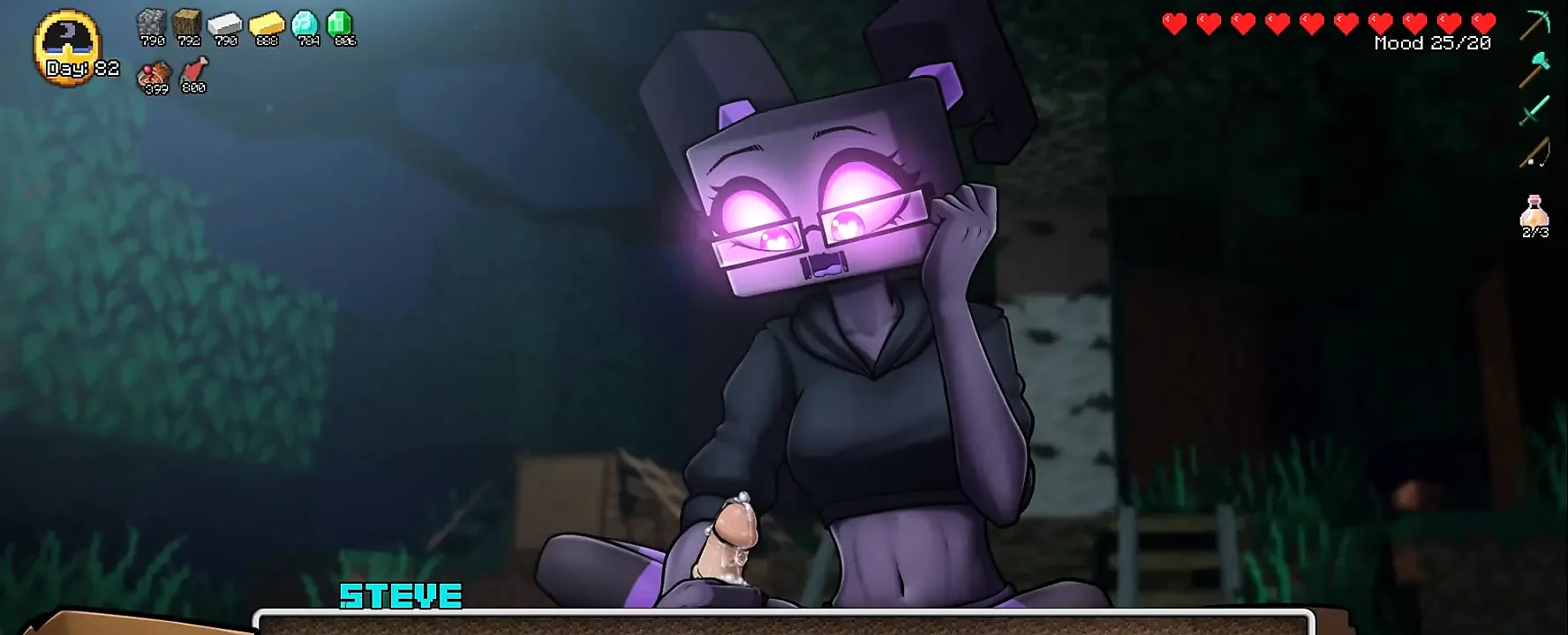 Minecraft Horny Craft - partea 41 Alex Dragoste lesbiană de Loveskysanhentai