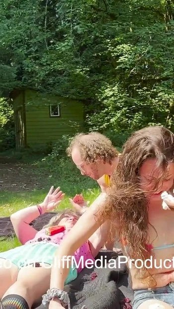 Unforgettable moment from "Fruit Salad: A Queer Outdoor Picnic Orgy - Cliff Media"