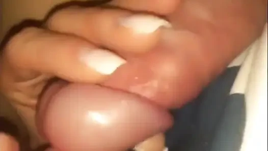 Sensual Cock Head Tease with Dripping Precum - Tara Steele