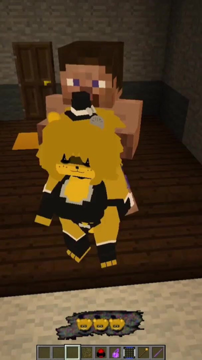 Minecraft Fapcraft: Fazclaire's Nightclub Edition Fucking Type 0 or Golden Fazclaire, Golden Freddy, In the ass and cumshots | Clip 2