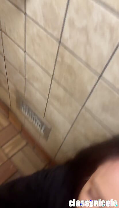 Waffle House POV Public Bathroom Fuck with Jasper and Nicole
