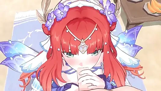 Genshin Impact - Ayaka, Barbara and Nilou’s Secret Beach Sex with Aether - Seductive Moans - 3D NSFW Animation
