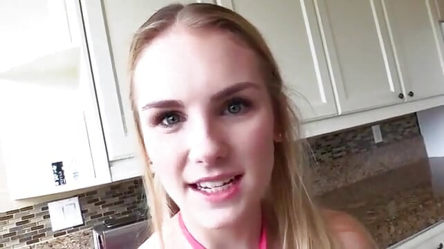 Pumping my 18yo babysitter full with cum!