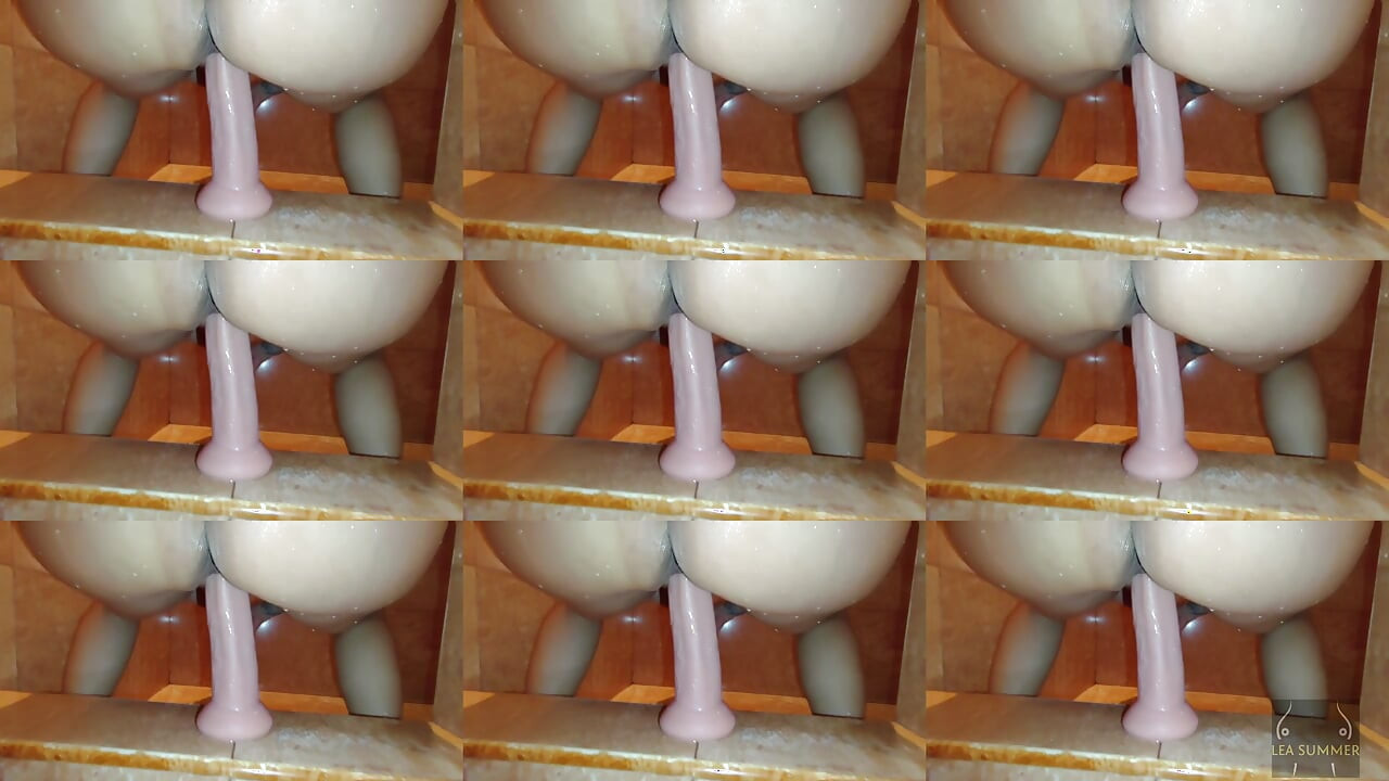 When I'm in the shower, I get really turned on and end up masturbating with a huge dildo, having multiple clitoral orgasms.
