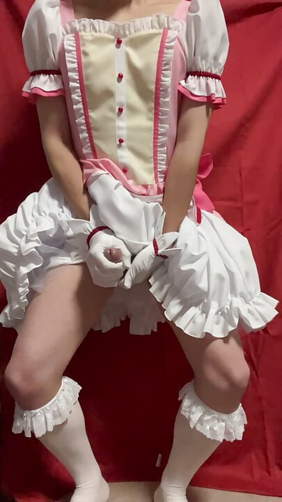 [Crossdressing] Madoka Magica Madoka Kaname Mastürbasyon