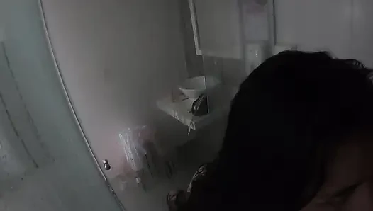 Sex in the Shower with a Skinny Colombian