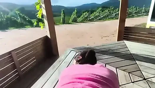 Fierce fuck in the vineyards