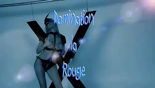 Deutsche Dominanzszene - Blondine in Fetisch-gear