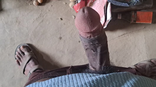 Indian Village Desi Oldman cook and Masterbation