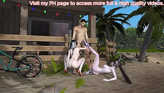 Peramal Simulasi Sensual- Hentai Animasi 3D