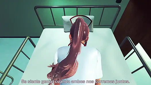 Nurse fucks her futanari patient in the room - 3D HENTAI