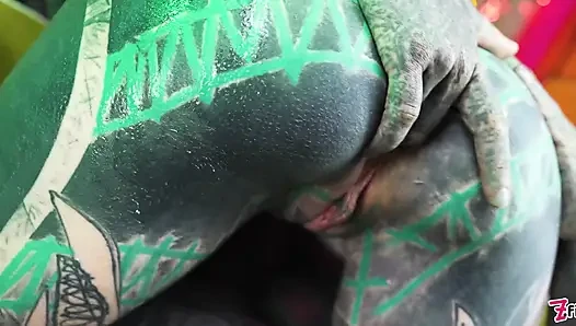 Hardcore Threesome Anal - Gapes, ATM and Facial Cumshot