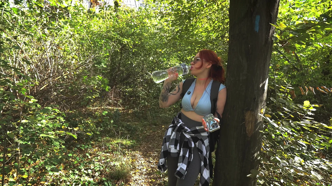 Step Mom’s Secret Masturbation in Share Tent Turns Taboo Fuck!