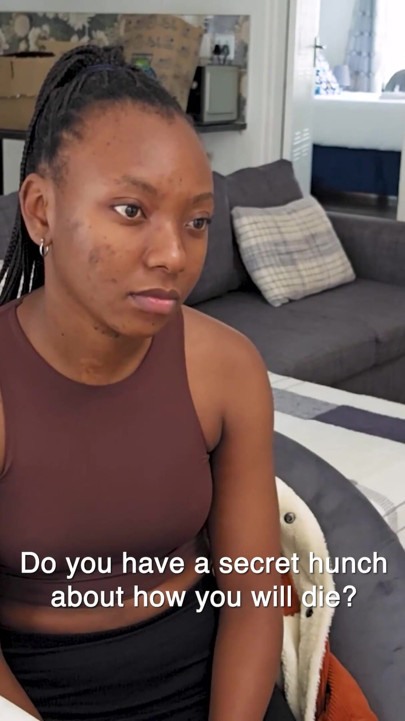 This EBONY TEEN said modeling was her dream... she bent over & worked her ASS off  on my couch | Clip 1