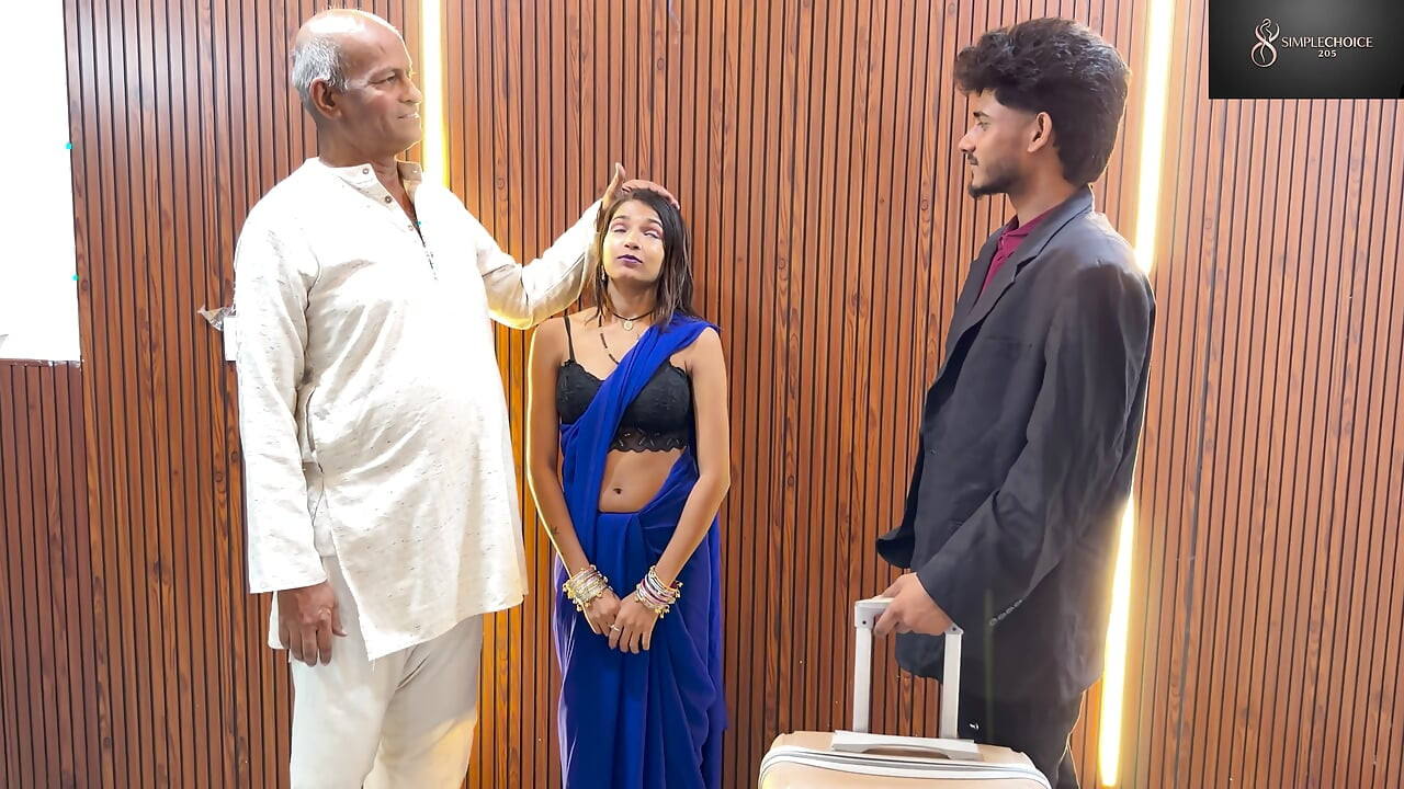 The step son went to work, then the father-in-law had sex with the daughter-in-law.